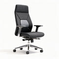 Chaise de bureau ergonomique en tissu gris avec accoudoirs réglables 60 x 60 x 120cm